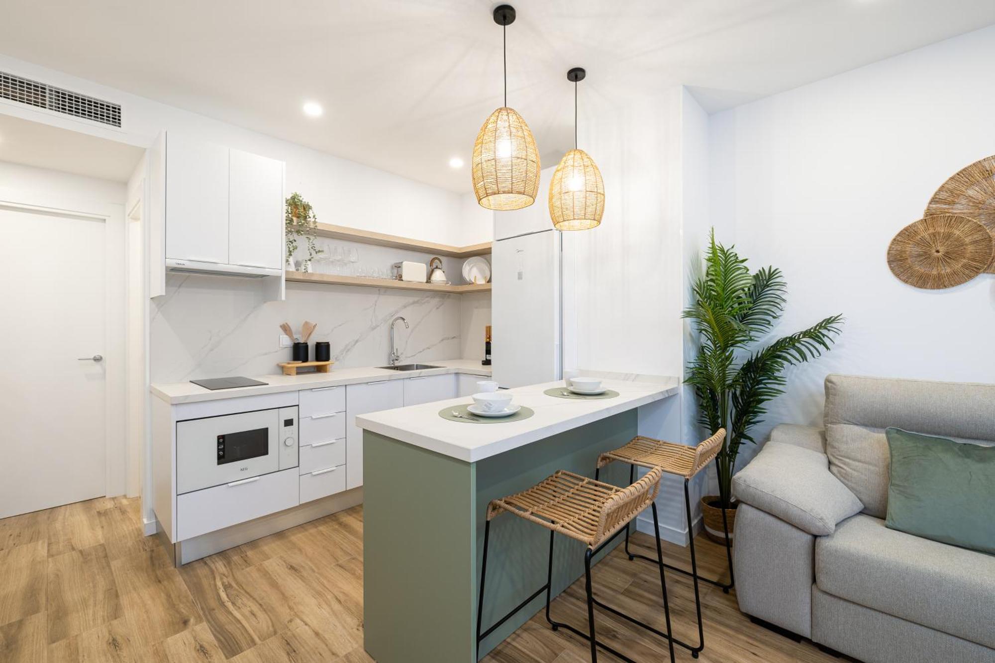 Bright Renovated -terrace -1bedroom 1bath Apartamento